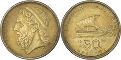 World Coins - Coin, Greece, 50 Drachmes, 1988