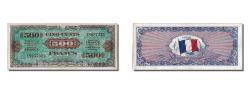 World Coins - Banknote, France, 500 Francs, 1944 Flag/France, 1944, 1944-06-01, UNC(63)