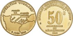 World Coins - France, Medal, Opération Overlord, 50ème Anniversaire du Débarquement