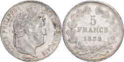 World Coins - France, 5 Francs, Louis-Philippe, 1838, Lille, Silver, , Gadoury:678