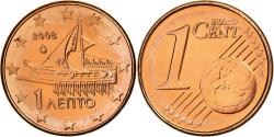 World Coins - Greece, Euro Cent, 2008, Athens, Copper Plated Steel, , KM:181