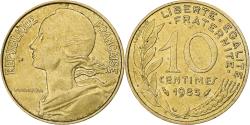 World Coins - France, 10 Centimes, Marianne, 1985, Pessac, Aluminum-Bronze,