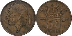 World Coins - Belgium, 50 Centimes, 1971