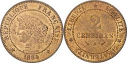 World Coins - Coin, France, Cérès, 2 Centimes, 1884, Paris, , Bronze, KM:827.1