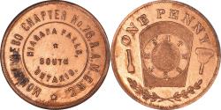 World Coins - Canada, Token, Masonic, Niagara Falls South, Chapter Penny, , Copper
