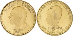 World Coins - France, Medal, Jacques Chirac, Elections Présidentielles, Politics, 1995