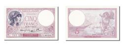 World Coins - Banknote, France, 5 Francs, 5 F 1917-1940 ''Violet'', 1940, 1940-11-28, UNC(63)
