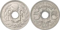 World Coins - France, 5 Centimes, Lindauer, 1917, Paris, Copper-nickel, , Gadoury:169
