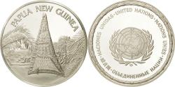 World Coins - France, Medal, Nations du Monde, Papouasie-Nouvelle-Guinée, Politics, Society