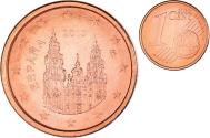 World Coins - Spain, Euro Cent, 2015, Madrid, , Copper Plated Steel, KM:1144