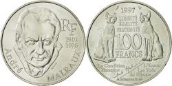 World Coins - Coin, France, André Malraux, 100 Francs, 1997, , Silver, KM:1188