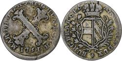 World Coins - Austrian Netherlands, Maria Theresa, 20 Liards, 1751, Antwerp, Billon