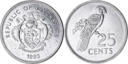 World Coins - Coin, Seychelles, 25 Cents, 1993