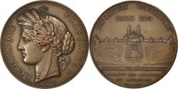 World Coins - France, Medal, French Third Republic, Sciences & Technologies, Oudiné