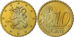 World Coins - Finland, 10 Centimes, 2006, Vantaa, Nordic gold,