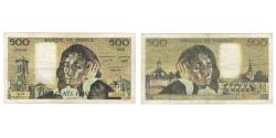 World Coins - France, 500 Francs, Pascal, 1976, W.58 16606, EF(40-45), Fayette:71.14, KM:156b
