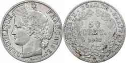 World Coins - France, 50 Centimes, Cérès, 1887, Paris, Silver, , Gadoury:419a