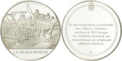 World Coins - France, Medal, La moissonneuse, Sciences & Technologies, , Silver