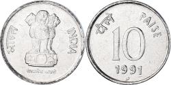 World Coins - Coin, INDIA-REPUBLIC, 10 Paise, 1991, , Stainless Steel, KM:40.1