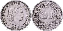 World Coins - Switzerland, 20 Rappen, 1939, Bern, Copper-nickel, , KM:29a