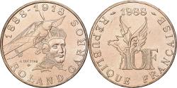 World Coins - France, Roland Garros, 10 Francs, 1988, , Aluminum-Bronze, KM:965