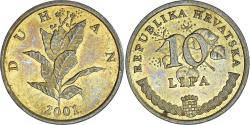 World Coins - Coin, Croatia, 10 Lipa, 2001