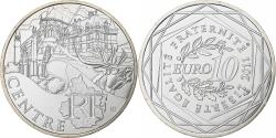 World Coins - France, 10 Euro, Euros des régions, Centre, 2011, Paris, Silver,