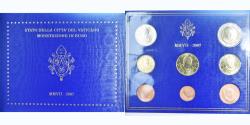 World Coins - Vatican, 1 Cent to 2 Euro, euro set, 2007, Rome, Benoit XVI,