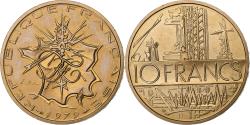 World Coins - France, 10 Francs, Mathieu, 1979, Paris, Tranche A, Nickel-brass,