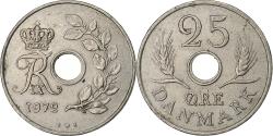 World Coins - Denmark, Frederik IX, 25 Öre, 1972, Copenhagen, Copper-nickel,