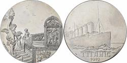 World Coins - France, Medal, Les Grands Transatlantiques, Titanic, MDP, Maillechort, C.