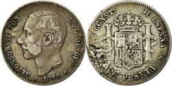 World Coins - Coin, Spain, Alfonso XII, Peseta, 1882, Madrid, , Silver, KM:686