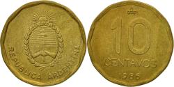 World Coins - Coin, Argentina, 10 Centavos, 1986, , Brass, KM:98