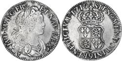 World Coins - France, Louis XV, Écu de France-Navarre, 1719, Rennes, , Silver