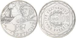 World Coins - France, 10 Euro, 2012, Bretagne, , Silver