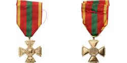 World Coins - France, Croix du Combattant Volontaire, WAR, Medal, 1914-1918, Excellent