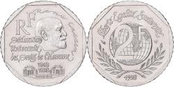 World Coins - France, 2 Francs, René Cassin, 1998, Paris, Nickel, , KM:1213