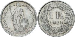 World Coins - Coin, Switzerland, Franc, 1963, Bern, , Silver, KM:24