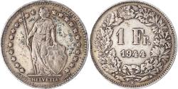 World Coins - Coin, Switzerland, Franc, 1944, Bern, , Silver, KM:24