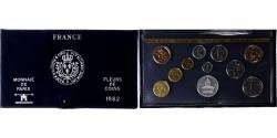 World Coins - France, Coffret 1 c. à 100 frs., 1982, MDP, série FDC,