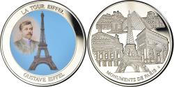 World Coins - France, Medal, Monuments de Paris, La Tour Eiffel, Patrimoine, , Copper