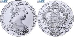 World Coins - Austria, Maria Theresa, Thaler, 1780, Vienna, Restrike, Silver, NGC, , KM:T1