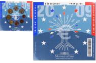 World Coins - France, Monnaie de Paris, Euro-Set, 2009, BU, , (No Composition)