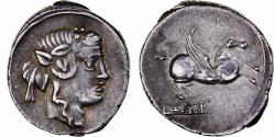 Ancient Coins - Titia, Denarius, 90 BC, Rome, Silver, , Crawford:341/2
