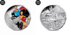 World Coins - France, 50 Euro, DC Comics, 5 OZ BE, 2025, Monnaie de Paris, Silver,