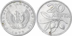 World Coins - Greece, 20 Lepta, 1973