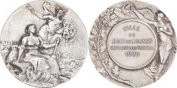 World Coins - France, Medal, Exposition du Travail, Mont de Marsan, 1930, Telier, Art nouveau
