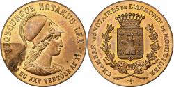 World Coins - France, Token, Notaires de l'Arrondissement de Montdidier, Bronze,
