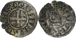 World Coins - France, Philip II, Denier, 1180-1223, Saint-Martin de Tours, Silver,