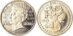 World Coins - Netherlands, 2 1/2 Ecu, Wilhelmina, 1995, , Copper-nickel
